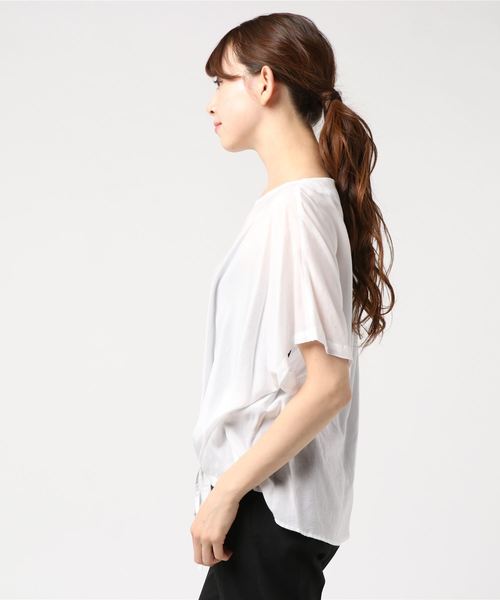 SACRA（サクラ）の「【SACRA】LYCELL LAWN SH（シャツ/ブラウス・レディース・ホワイト/ベージュ・38）」の3枚目の写真