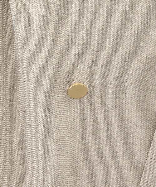 EMMEL REFINES（エメルリファインズ）の「【EMMEL REFINES】〔ハンドウォッシャブル〕FC H/WリネンライクPE フロントボタンワンピース（ワンピース・レディース・ナチュラル/ネイビー/ケリー・S/M）」の7枚目の写真