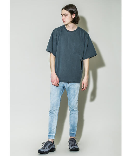 MONKEY TIME（モンキータイム）の「＜monkey time＞ ST TCR TWILL SKINNY JOGGER/ジョガーパンツ（その他パンツ・メンズ・ネイビー/ライトブルー・SMALL/MEDIUM/LARGE/X-LARGE）」の10枚目の写真