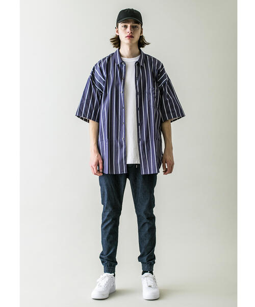 MONKEY TIME（モンキータイム）の「＜monkey time＞ ST TCR TWILL SKINNY JOGGER/ジョガーパンツ（その他パンツ・メンズ・ネイビー/ライトブルー・SMALL/MEDIUM/LARGE/X-LARGE）」の12枚目の写真