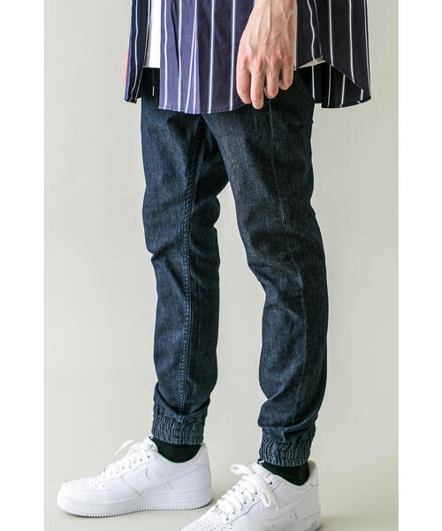MONKEY TIME（モンキータイム）の「＜monkey time＞ ST TCR TWILL SKINNY JOGGER/ジョガーパンツ（その他パンツ・メンズ・ネイビー/ライトブルー・SMALL/MEDIUM/LARGE/X-LARGE）」の3枚目の写真