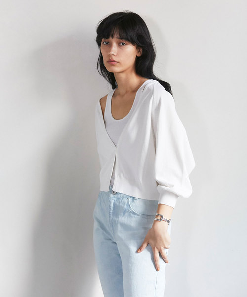 Gallardagalante ガリャルダガランテ の アイスコットンドルマンカーディガン カーディガン ボレロ Wear