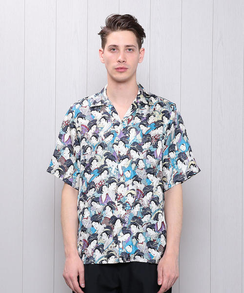 H　BEAUTY&YOUTH UNITED ARROWS（エイチビューティーアンドユースユナイテッドアローズ）の「＜NIPOALOHA＞SILK HUNDRED BEAUTY SHIRT/シャツ（シャツ/ブラウス・メンズ・その他1・MEDIUM/X-LARGE/LARGE）」の2枚目の写真