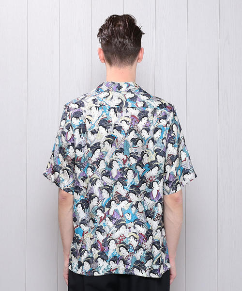 H　BEAUTY&YOUTH UNITED ARROWS（エイチビューティーアンドユースユナイテッドアローズ）の「＜NIPOALOHA＞SILK HUNDRED BEAUTY SHIRT/シャツ（シャツ/ブラウス・メンズ・その他1・MEDIUM/X-LARGE/LARGE）」の4枚目の写真