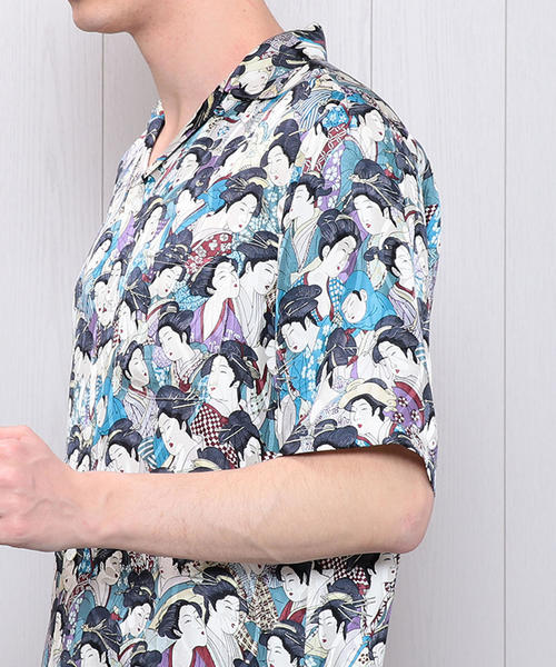 H　BEAUTY&YOUTH UNITED ARROWS（エイチビューティーアンドユースユナイテッドアローズ）の「＜NIPOALOHA＞SILK HUNDRED BEAUTY SHIRT/シャツ（シャツ/ブラウス・メンズ・その他1・MEDIUM/X-LARGE/LARGE）」の6枚目の写真