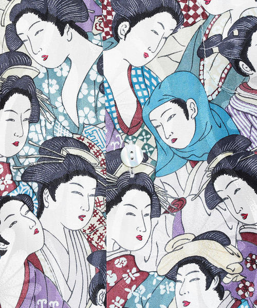 H　BEAUTY&YOUTH UNITED ARROWS（エイチビューティーアンドユースユナイテッドアローズ）の「＜NIPOALOHA＞SILK HUNDRED BEAUTY SHIRT/シャツ（シャツ/ブラウス・メンズ・その他1・MEDIUM/X-LARGE/LARGE）」の9枚目の写真