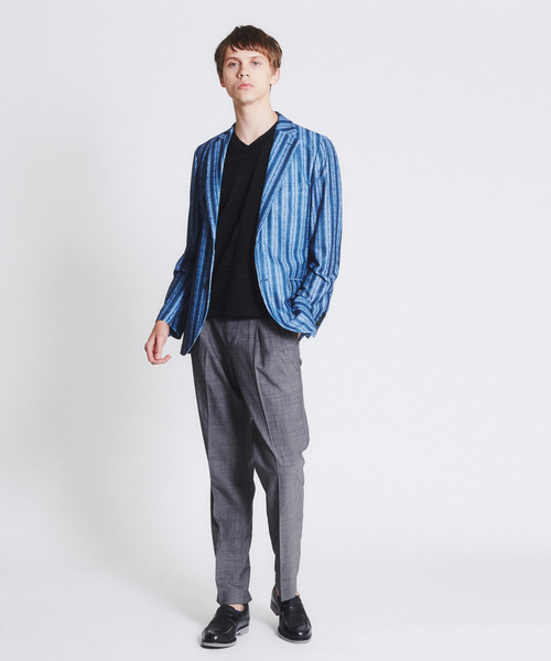 RECENCY OF MINE（リーセンシー オブ マイン）の「【Recency of Mine】FLEXメッシュジャージジャケット（テーラードジャケット・メンズ・ブラック/ブルー系その他/ブルー・44/46/48/50）」の4枚目の写真