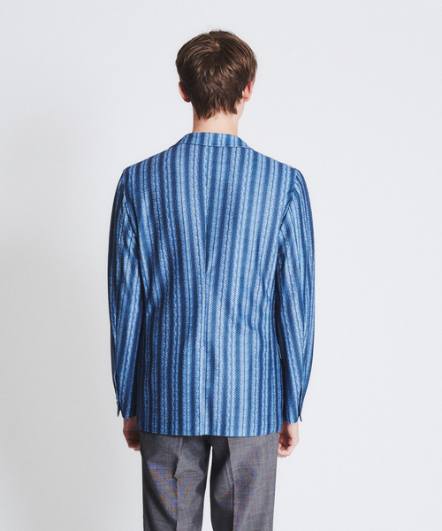 RECENCY OF MINE（リーセンシー オブ マイン）の「【Recency of Mine】FLEXメッシュジャージジャケット（テーラードジャケット・メンズ・ブラック/ブルー系その他/ブルー・44/46/48/50）」の6枚目の写真