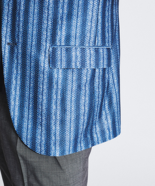 RECENCY OF MINE（リーセンシー オブ マイン）の「【Recency of Mine】FLEXメッシュジャージジャケット（テーラードジャケット・メンズ・ブラック/ブルー系その他/ブルー・44/46/48/50）」の11枚目の写真