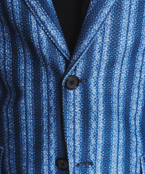 RECENCY OF MINE（リーセンシー オブ マイン）の「【Recency of Mine】FLEXメッシュジャージジャケット（テーラードジャケット・メンズ・ブラック/ブルー系その他/ブルー・44/46/48/50）」の12枚目の写真