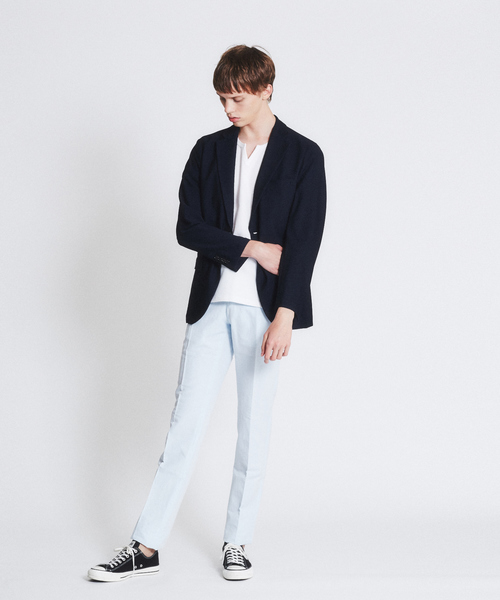 RECENCY OF MINE（リーセンシー オブ マイン）の「【Recency of Mine】FLEXメッシュジャージジャケット（テーラードジャケット・メンズ・ブラック/ブルー系その他/ブルー・44/46/48/50）」の17枚目の写真