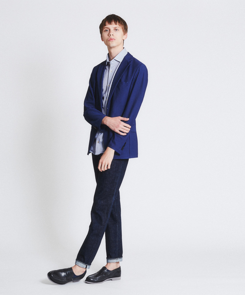 RECENCY OF MINE（リーセンシー オブ マイン）の「【Recency of Mine】FLEXメッシュジャージジャケット（テーラードジャケット・メンズ・ブラック/ブルー系その他/ブルー・44/46/48/50）」の19枚目の写真