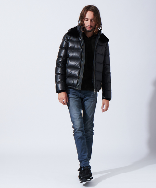 グロームレザーダウン（ダウンジャケット/コート）｜5351 POUR LES