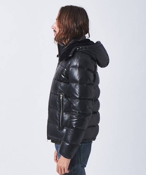 5351 POUR LES HOMMES（ゴーサンゴーイチプールオム）の「グロームレザーダウン（ダウンジャケット/コート・メンズ・ブラック・44/46/48/50）」の4枚目の写真