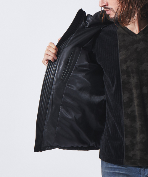 グロームレザーダウン（ダウンジャケット/コート）｜5351 POUR LES