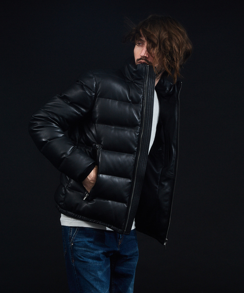 5351 POUR LES HOMMES（ゴーサンゴーイチプールオム）の「グロームレザーダウン（ダウンジャケット/コート・メンズ・ブラック・44/46/48/50）」の13枚目の写真