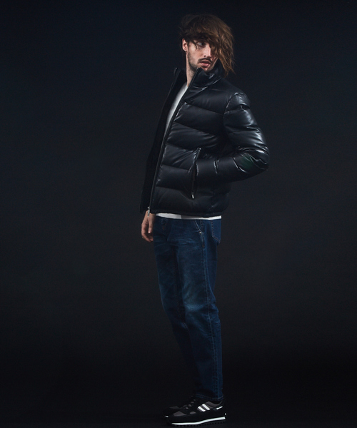5351 POUR LES HOMMES（ゴーサンゴーイチプールオム）の「グロームレザーダウン（ダウンジャケット/コート・メンズ・ブラック・44/46/48/50）」の15枚目の写真