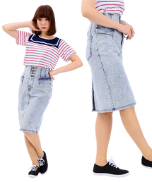 WEGO | WEGO/カットデニムペンシルスカート(デニムスカート)