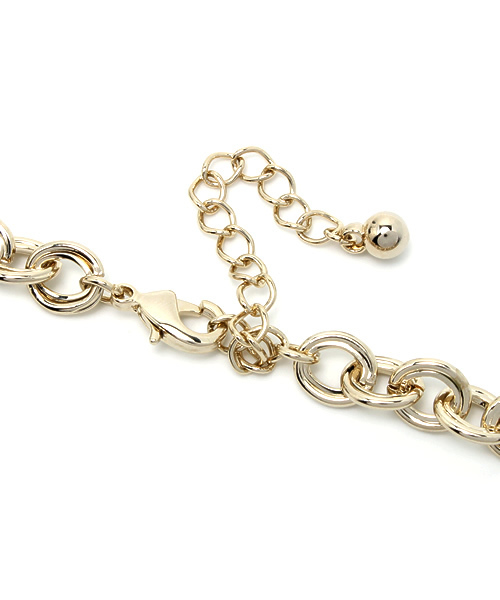 VICKY(ビッキー)の「メタリックフラワーネックレス(ネックレス・レディース・シルバー/ゴールド・FREE)」の5枚目の写真