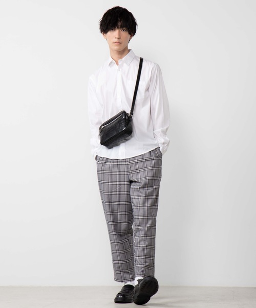 WEGO(ウィゴー)の「WEGO/ストレッチブロードポプリンシャツ(シャツ/ブラウス・メンズ・ホワイト/ブラック/ベージュ/ワイン/カーキ・SMALL/MEDIUM/LARGE/X-LARGE)」の6枚目の写真