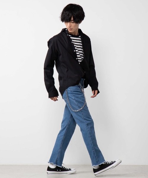 WEGO(ウィゴー)の「WEGO/ストレッチブロードポプリンシャツ(シャツ/ブラウス・メンズ・ホワイト/ブラック/ベージュ/ワイン/カーキ・SMALL/MEDIUM/LARGE/X-LARGE)」の13枚目の写真