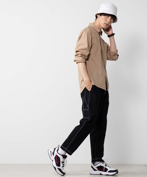 WEGO(ウィゴー)の「WEGO/ストレッチブロードポプリンシャツ(シャツ/ブラウス・メンズ・ホワイト/ブラック/ベージュ/ワイン/カーキ・SMALL/MEDIUM/LARGE/X-LARGE)」の16枚目の写真