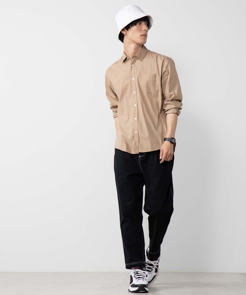 WEGO(ウィゴー)の「WEGO/ストレッチブロードポプリンシャツ(シャツ/ブラウス・メンズ・ホワイト/ブラック/ベージュ/ワイン/カーキ・SMALL/MEDIUM/LARGE/X-LARGE)」の17枚目の写真