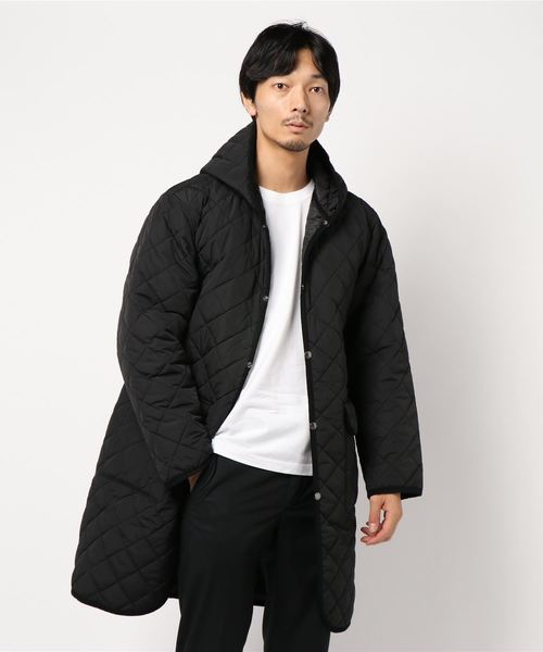 CRAFT STANDARD BOUTIQUE(クラフトスタンダードブティック)の「キルティングオーバーコート●*(その他アウター・メンズ・ブラック/ベージュ/グリーン系その他5/ブルー系その他5・M/L)」の2枚目の写真