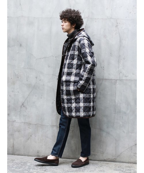 CRAFT STANDARD BOUTIQUE(クラフトスタンダードブティック)の「キルティングオーバーコート●*(その他アウター・メンズ・ブラック/ベージュ/グリーン系その他5/ブルー系その他5・M/L)」の6枚目の写真