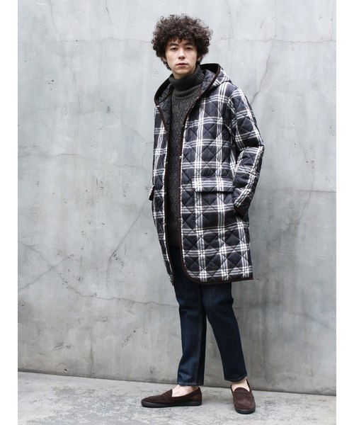 CRAFT STANDARD BOUTIQUE(クラフトスタンダードブティック)の「キルティングオーバーコート●*(その他アウター・メンズ・ブラック/ベージュ/グリーン系その他5/ブルー系その他5・M/L)」の7枚目の写真