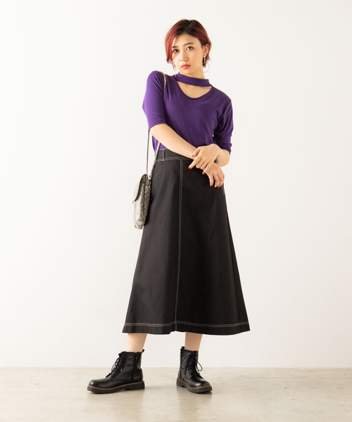 WEGO(ウィゴー)の「WEGO/チノフレアスカート(スカート・レディース・ブラック/ライトブラウン/ベージュ/カーキ・MEDIUM/SMALL/X-SMALL/LARGE)」の16枚目の写真