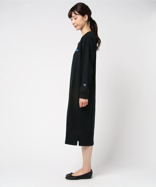 チャンピオン　champion ワンピース　黒　ブラック　シャツワンピース Spick＆Span ワンピース 「一部店舗+WEB限定」Champion