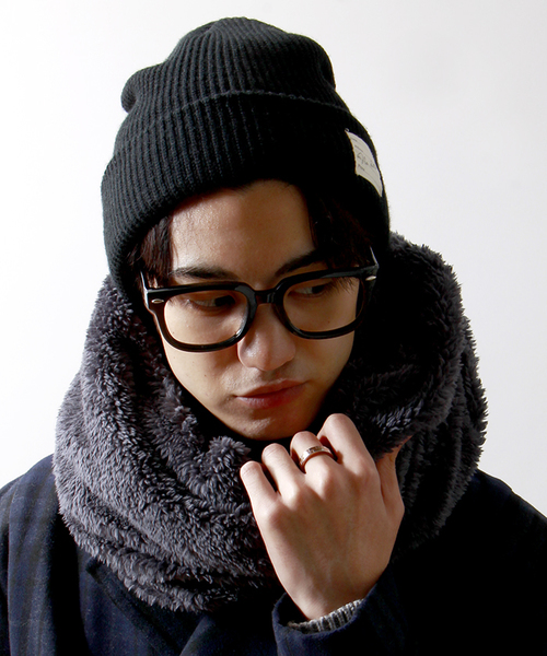 WEGO（ウィゴー）の「WEGO/フェイクファースヌード（ストール/ショール・レディース・ブラック/グレー/ベージュ/ネイビー/ホワイト・FREE）」の4枚目の写真