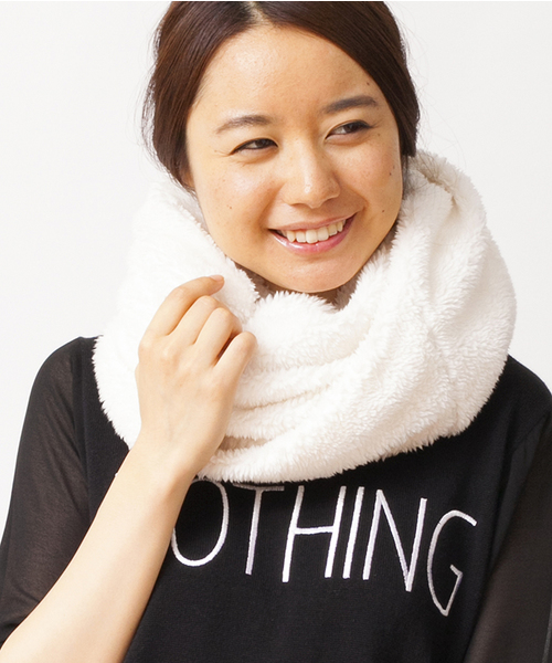 WEGO（ウィゴー）の「WEGO/フェイクファースヌード（ストール/ショール・レディース・ブラック/グレー/ベージュ/ネイビー/ホワイト・FREE）」の17枚目の写真