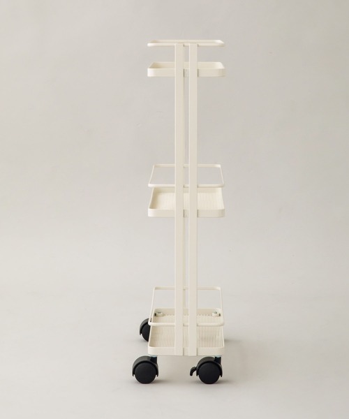 東京家具（トウキョウカグ）の「マルチスリムワゴン　TUBER（収納グッズ・レディース・ホワイト/ブラック・FREE）」の9枚目の写真