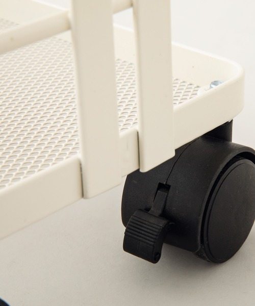 東京家具（トウキョウカグ）の「マルチスリムワゴン　TUBER（収納グッズ・レディース・ホワイト/ブラック・FREE）」の10枚目の写真