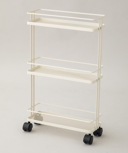 東京家具（トウキョウカグ）の「マルチスリムワゴン　TUBER（収納グッズ・レディース・ホワイト/ブラック・FREE）」の8枚目の写真