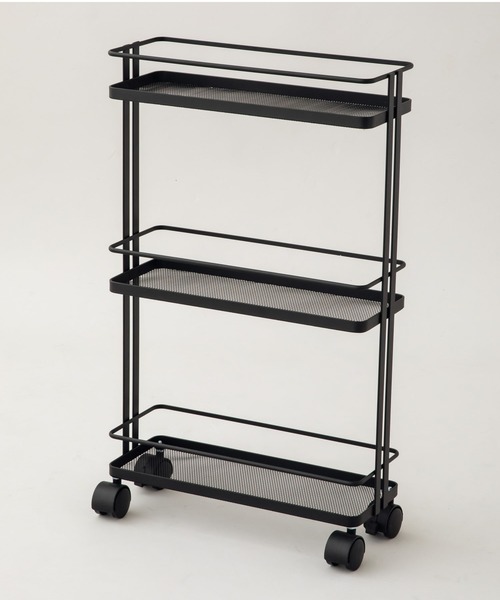 東京家具（トウキョウカグ）の「マルチスリムワゴン　TUBER（収納グッズ・レディース・ホワイト/ブラック・FREE）」の13枚目の写真