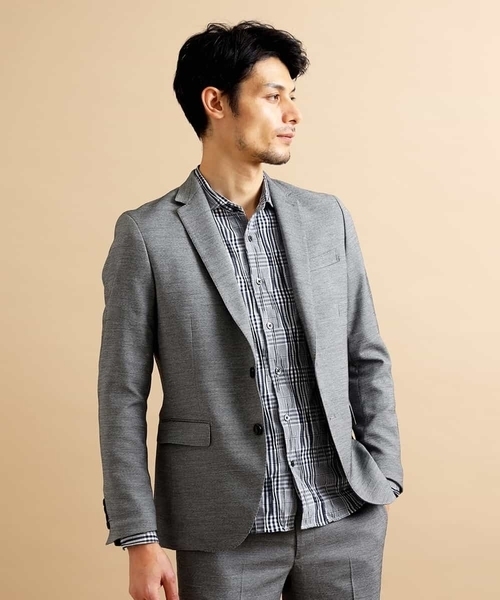 MICHEL KLEIN HOMME (ミッシェルクランオム)の「シャツ(タックグレンチェック)(シャツ/ブラウス・メンズ・ベージュ/ブルー・46/48/MEDIUM/LARGE)」の21枚目の写真