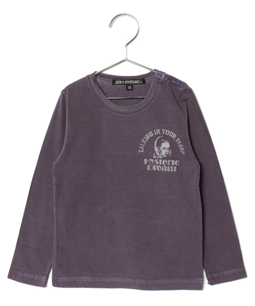 JOEY HYSTERIC（ジョーイヒステリック）の「DREAM pt T-SH（Tシャツ/カットソー・キッズ・レッド/チャコール/パープル・MEDIUM/SMALL/X-SMALL）」の2枚目の写真