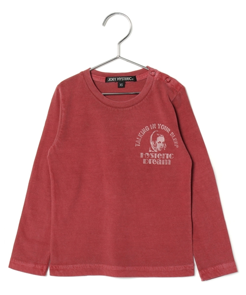 JOEY HYSTERIC（ジョーイヒステリック）の「DREAM pt T-SH（Tシャツ/カットソー・キッズ・レッド/チャコール/パープル・MEDIUM/SMALL/X-SMALL）」の3枚目の写真