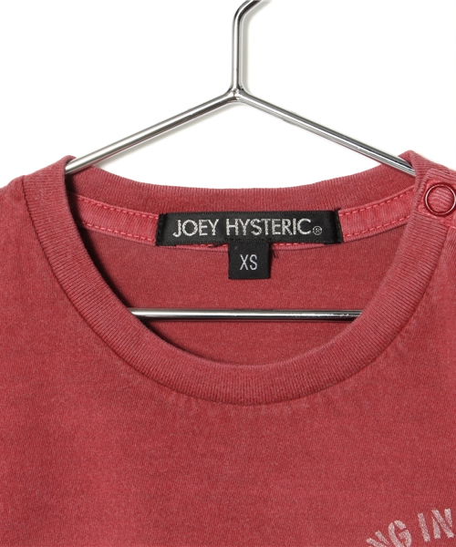 JOEY HYSTERIC（ジョーイヒステリック）の「DREAM pt T-SH（Tシャツ/カットソー・キッズ・レッド/チャコール/パープル・MEDIUM/SMALL/X-SMALL）」の5枚目の写真