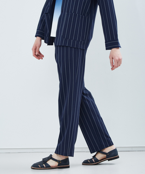 ABAHOUSE（アバハウス）の「【セットアップ対応】ツイルサッカー イージー　ストレートパンツ（その他パンツ・メンズ・ブラック/ブラウン/ネイビー・44/46/48）」の3枚目の写真