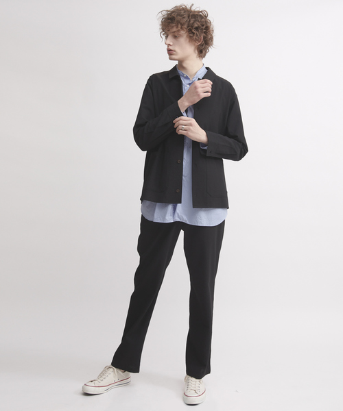 ABAHOUSE（アバハウス）の「【セットアップ対応】ツイルサッカー イージー　ストレートパンツ（その他パンツ・メンズ・ブラック/ブラウン/ネイビー・44/46/48）」の14枚目の写真