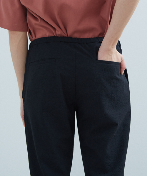 ABAHOUSE（アバハウス）の「【セットアップ対応】ツイルサッカー イージー　ストレートパンツ（その他パンツ・メンズ・ブラック/ブラウン/ネイビー・44/46/48）」の8枚目の写真