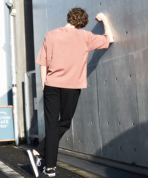 ABAHOUSE（アバハウス）の「【セットアップ対応】ツイルサッカー イージー　ストレートパンツ（その他パンツ・メンズ・ブラック/ブラウン/ネイビー・44/46/48）」の6枚目の写真