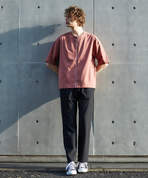 ABAHOUSE（アバハウス）の「【セットアップ対応】ツイルサッカー イージー　ストレートパンツ（その他パンツ・メンズ・ブラック/ブラウン/ネイビー・44/46/48）」の5枚目の写真