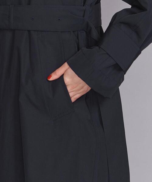 BEAUTY&YOUTH UNITED ARROWS（ビューティーアンドユースユナイテッドアローズ）の「BY ステンカラーロングコート -撥水加工- ο（ステンカラーコート・レディース・ベージュ/ネイビー・M/S）」の18枚目の写真