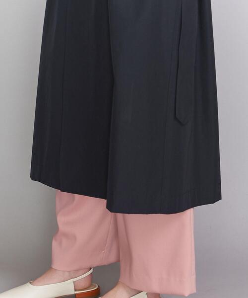 BEAUTY&YOUTH UNITED ARROWS（ビューティーアンドユースユナイテッドアローズ）の「BY ステンカラーロングコート -撥水加工- ο（ステンカラーコート・レディース・ベージュ/ネイビー・M/S）」の17枚目の写真