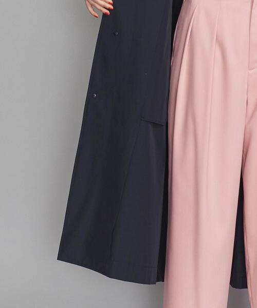 BEAUTY&YOUTH UNITED ARROWS（ビューティーアンドユースユナイテッドアローズ）の「BY ステンカラーロングコート -撥水加工- ο（ステンカラーコート・レディース・ベージュ/ネイビー・M/S）」の14枚目の写真